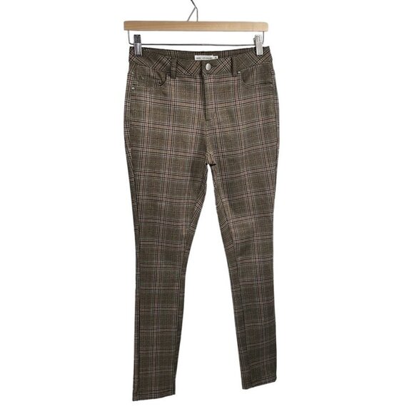 Avec les filles fall plaid trouser pants neutral Color’s fall vibe sz xs - Picture 1 of 10
